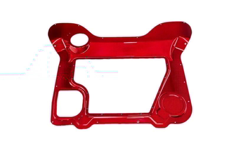 C8 Carbon Fiber Clear Engine Bay Cover - Convertible | 2020-2024