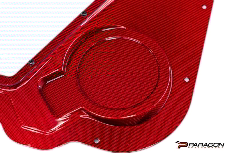 C8 Carbon Fiber Clear Engine Bay Cover - Convertible | 2020-2024