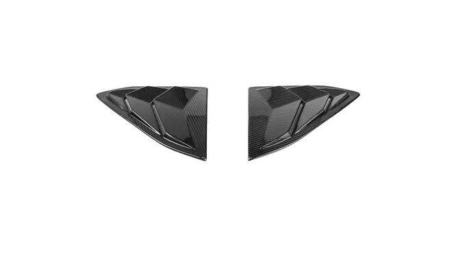 C8 Corvette Vented Carbon Fiber B Pillar Trim Overlay | 2020-2024
