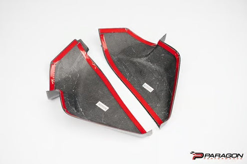 C8 Corvette Carbon Fiber Dashboard Door Sill Overlay | 2020-2024
