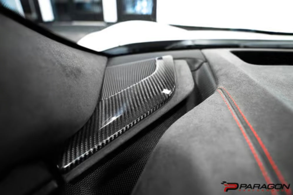 C8 Corvette Carbon Fiber Dashboard Speaker Trim