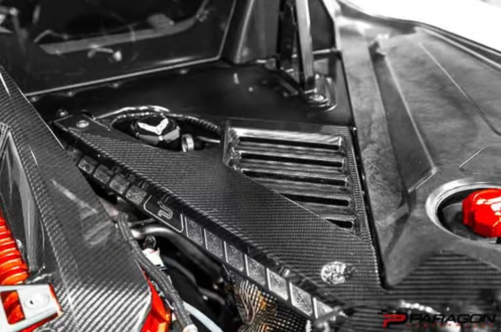 C8 Corvette Carbon Fiber Engine Bay Side Panels | 2020-2024