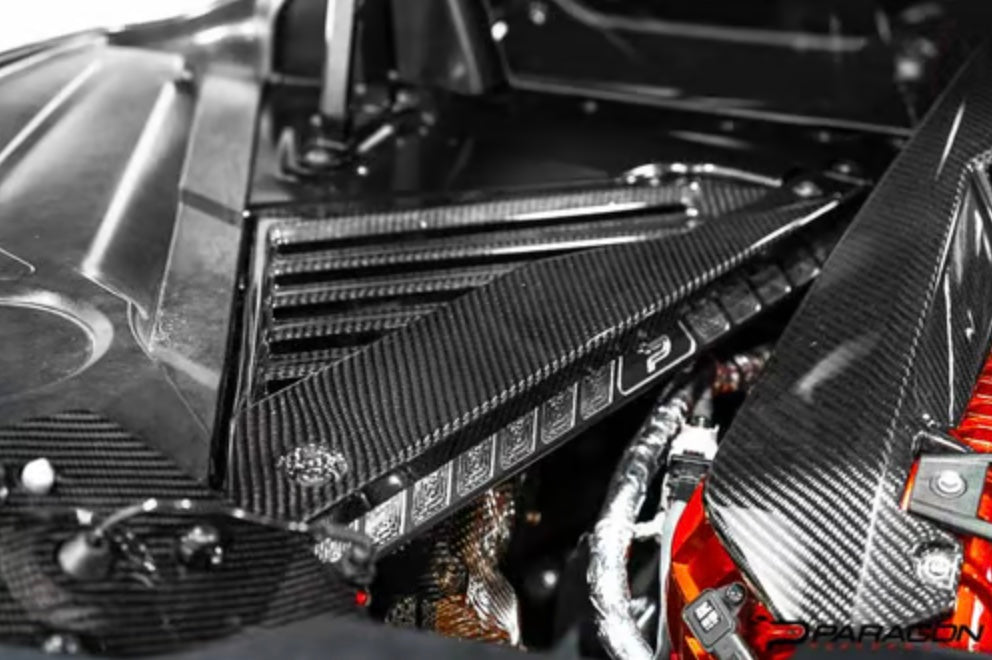 C8 Corvette Carbon Fiber Engine Bay Side Panels | 2020-2024