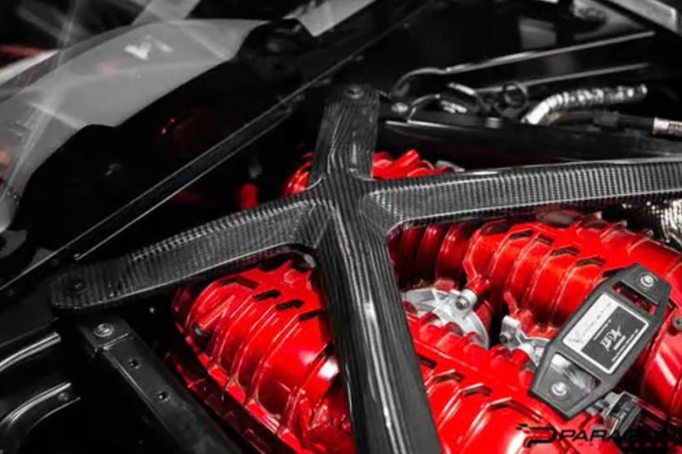 C8 Corvette Carbon Fiber X Brace - Coupe Only