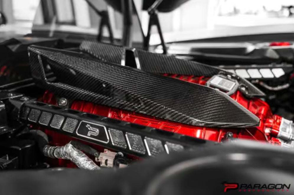 C8 Corvette Z06 LT6 Carbon Fiber Engine Cover - Coupe Only