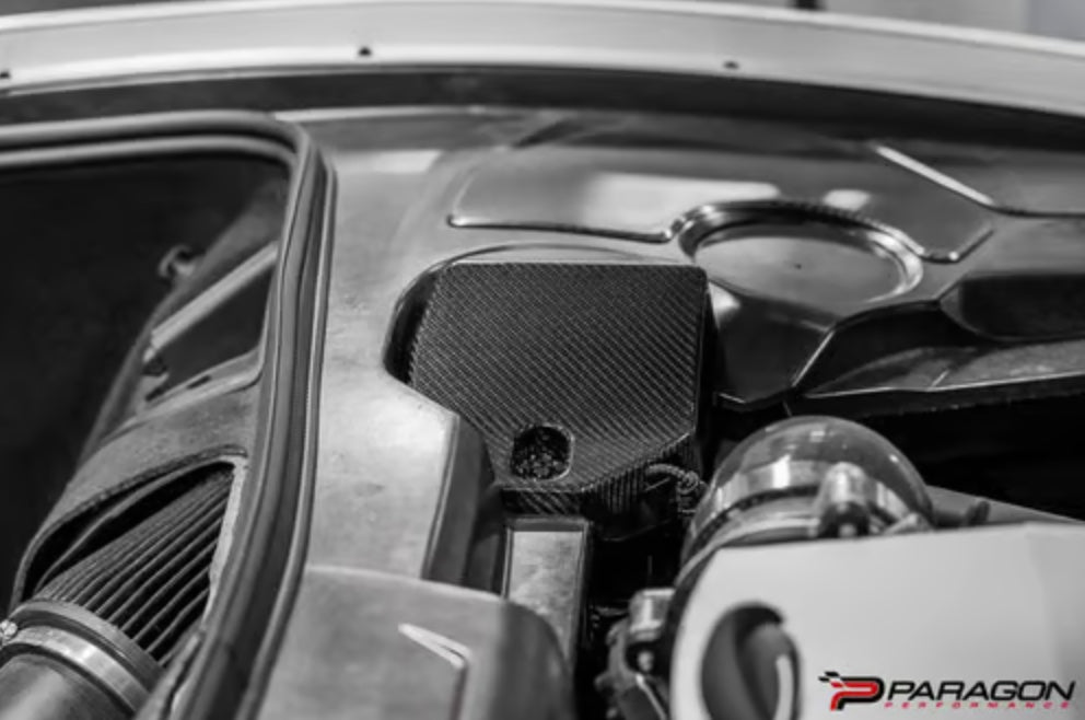 C8 Corvette Carbon Fiber Rear Strut Tower Covers