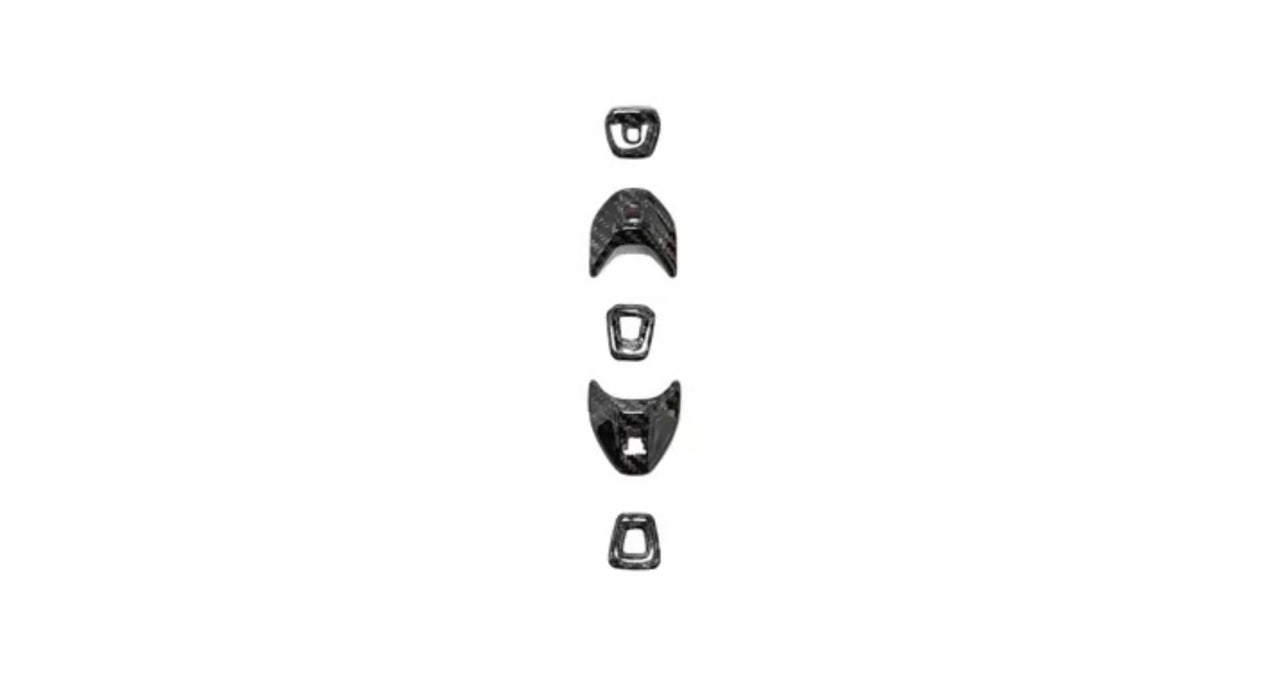 C8 Corvette Carbon Fiber Transmission Control Button Covers