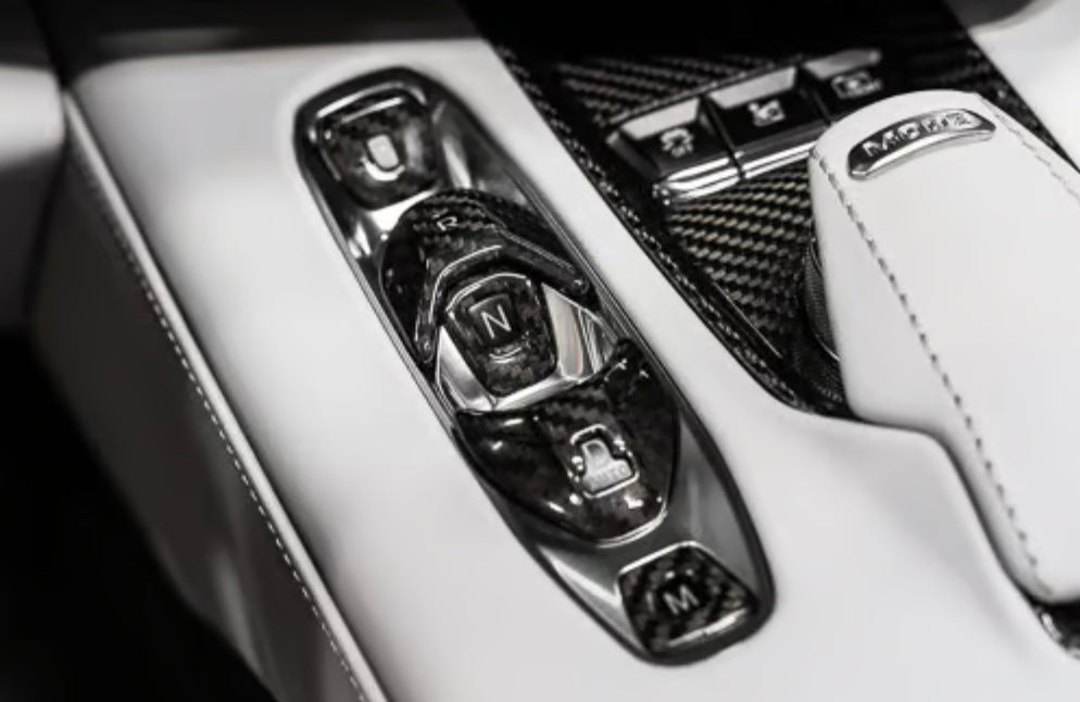 C8 Corvette Carbon Fiber Transmission Control Button Covers