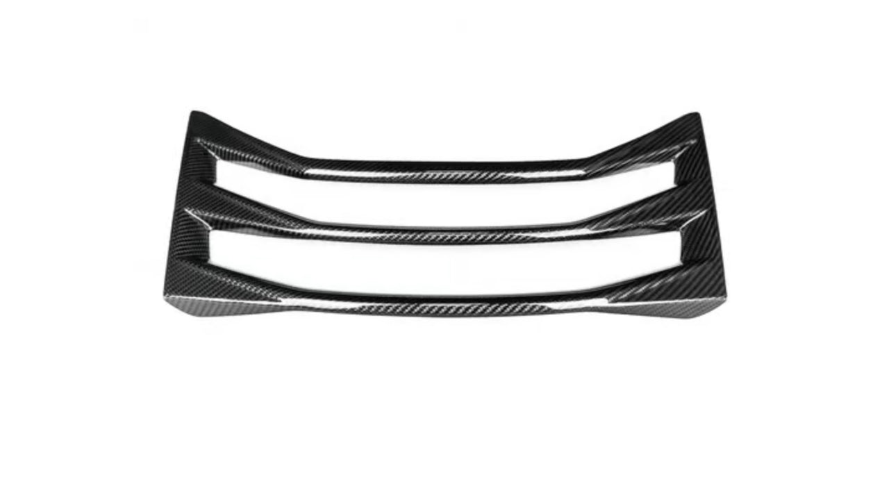 C8 Corvette Convertible Carbon Fiber Hatch Vent Overlay