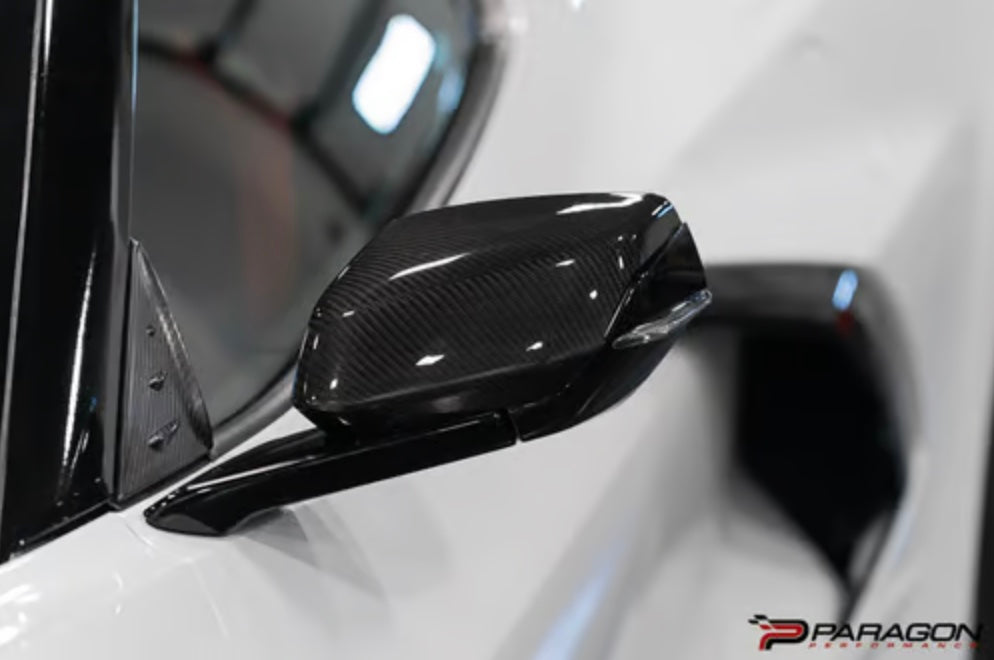 C8 Corvette Carbon Fiber Mirror Cap Replacement