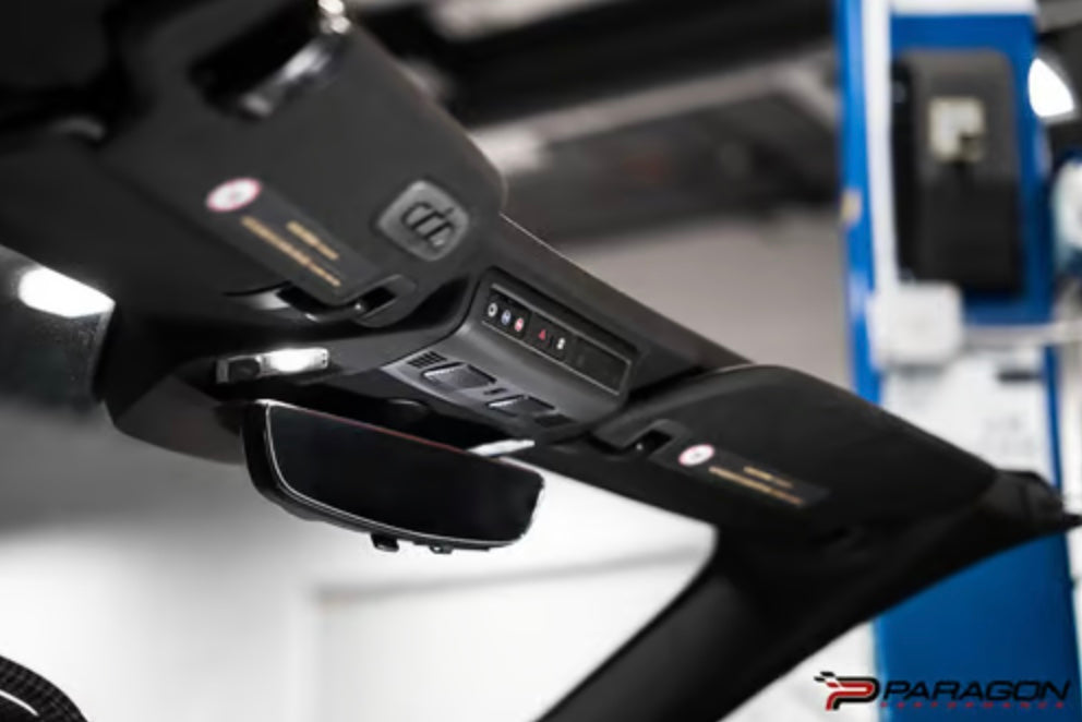 C8 Corvette Carbon Fiber Reading Lamp Overlay