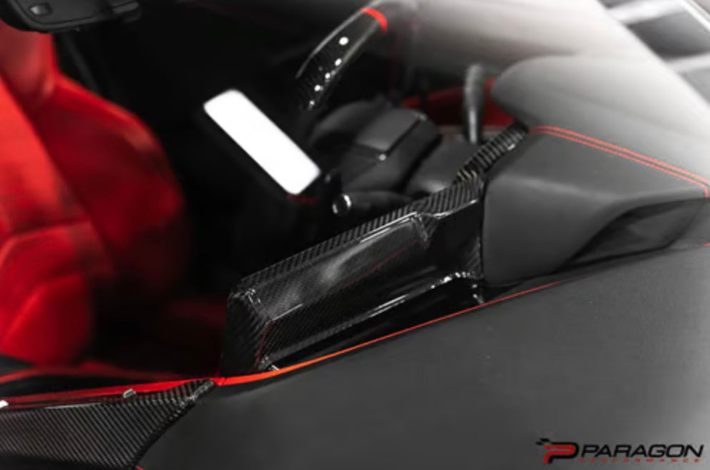 C8 Corvette Carbon Fiber Radio Surround Overlay