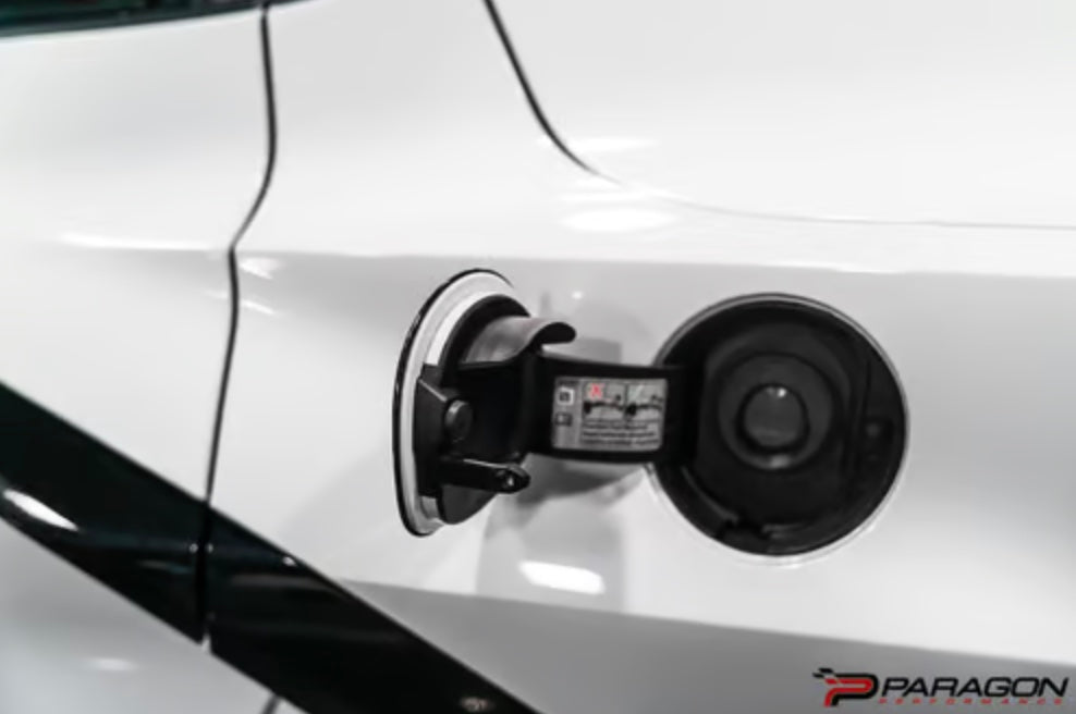 C8 Corvette Carbon Fiber Gas Cap Overlay