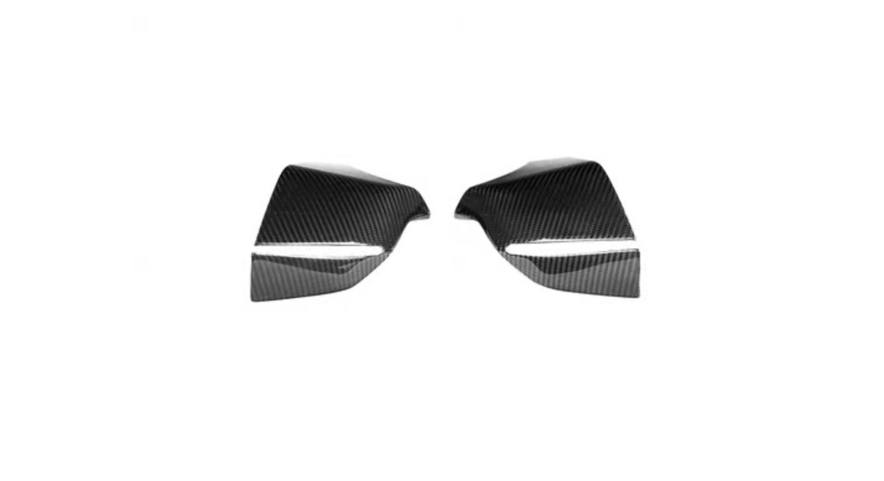 C8 Corvette Carbon Fiber Mirror Bottom Overlay