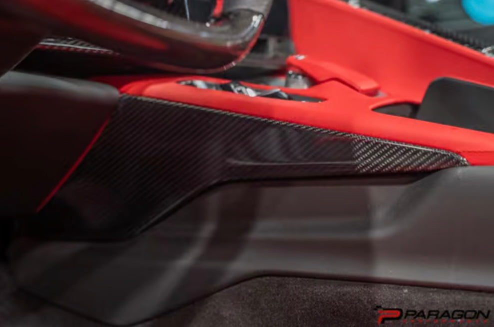 C8 Corvette Carbon Fiber Center Console Side Trim