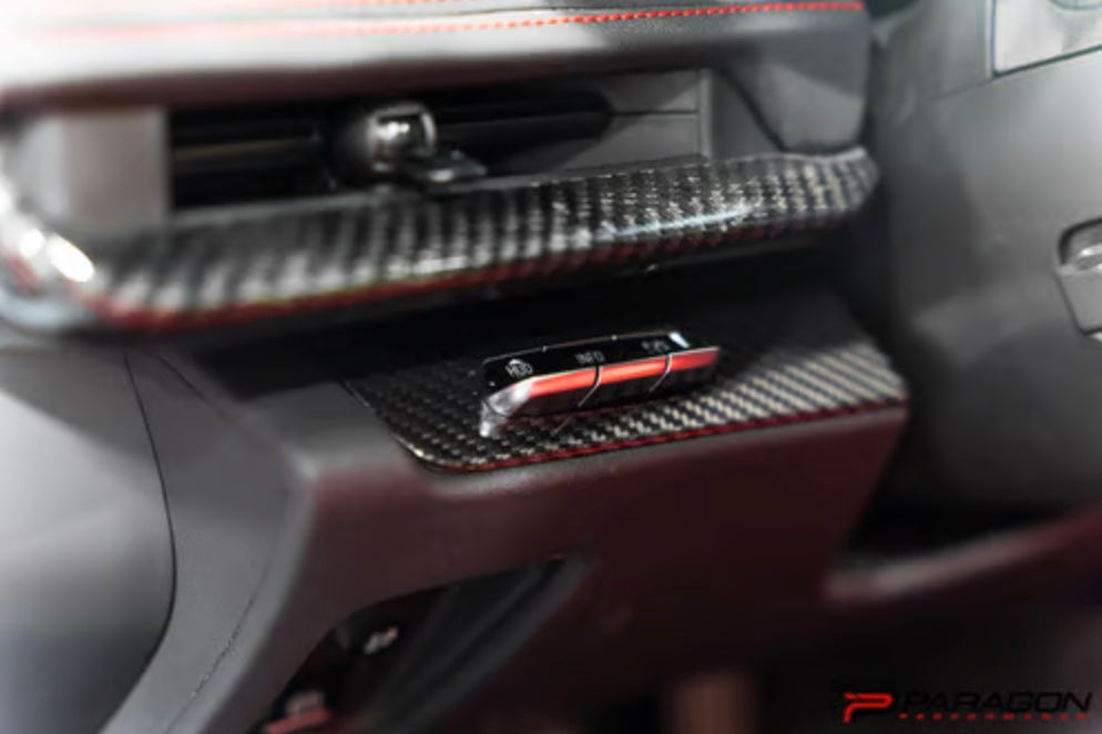 C8 Corvette Carbon Fiber HUD Button Cover