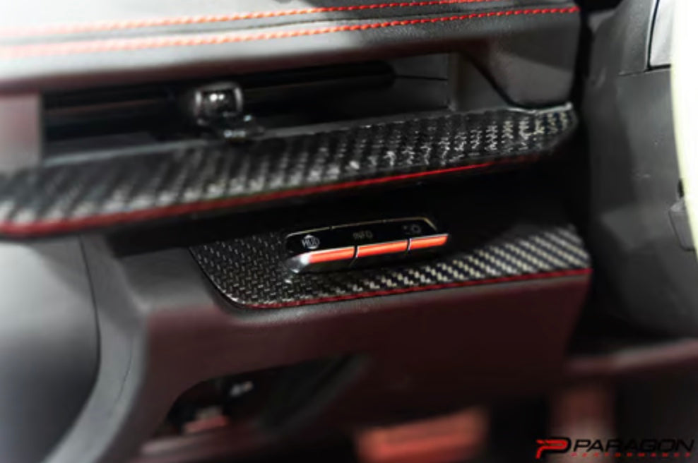 C8 Corvette Carbon Fiber HUD Button Cover