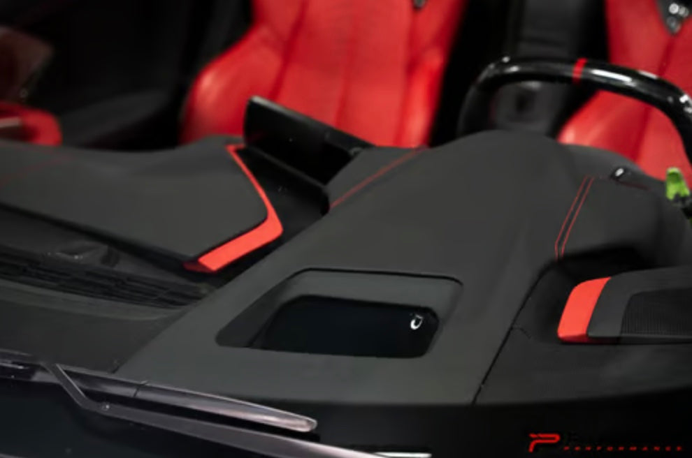 Carbon Fiber HUD Dashboard Cover - Center