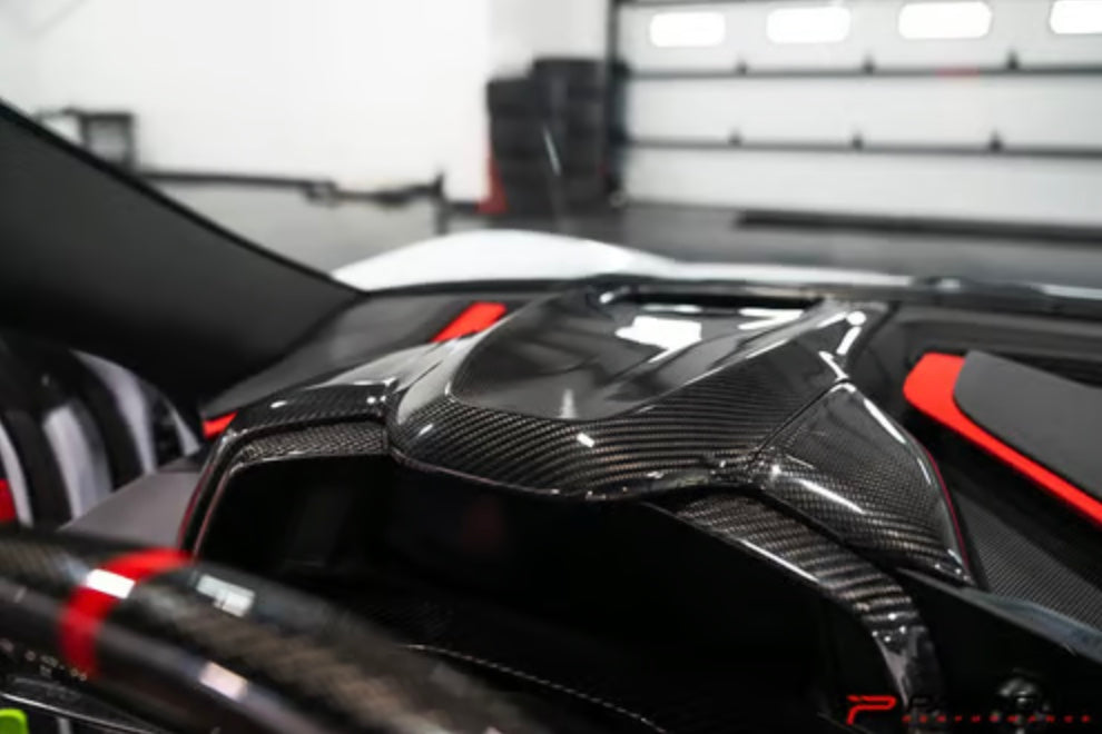 Carbon Fiber HUD Dashboard Cover - Center