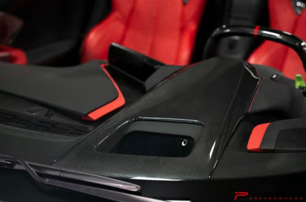 Carbon Fiber HUD Dashboard Cover - Center