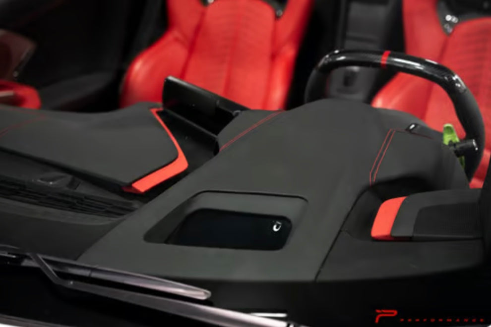 Carbon Fiber Dashboard Instrument HUD Covers - Sides