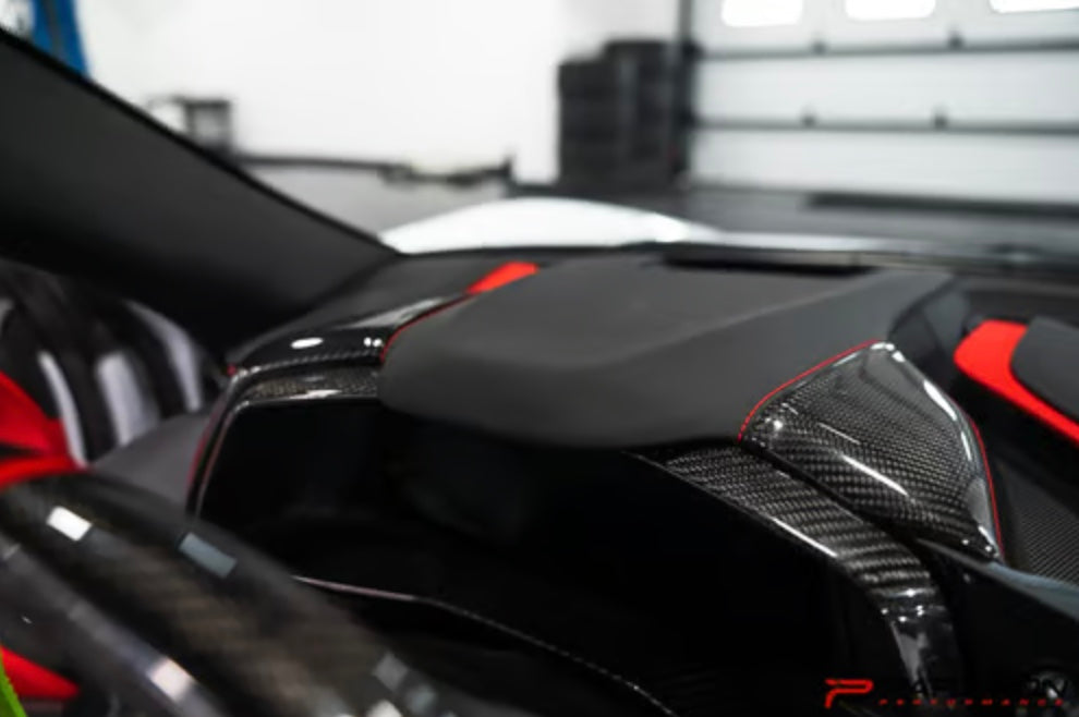 Carbon Fiber Dashboard Instrument HUD Covers - Sides