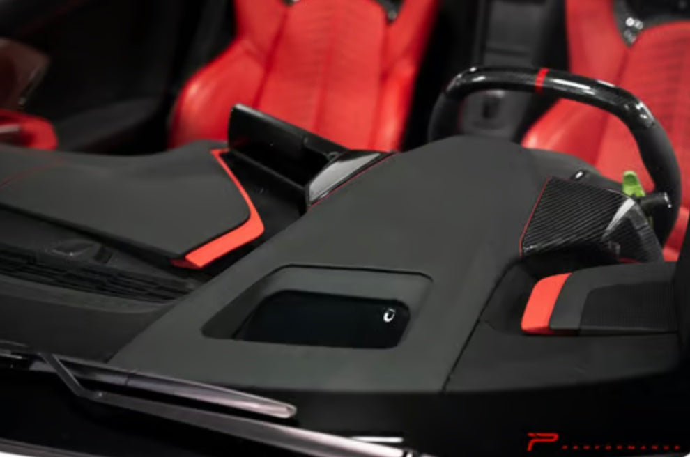 Carbon Fiber Dashboard Instrument HUD Covers - Sides