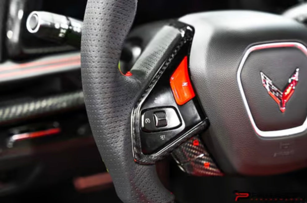C8 Corvette Steering Wheel Trim Covers