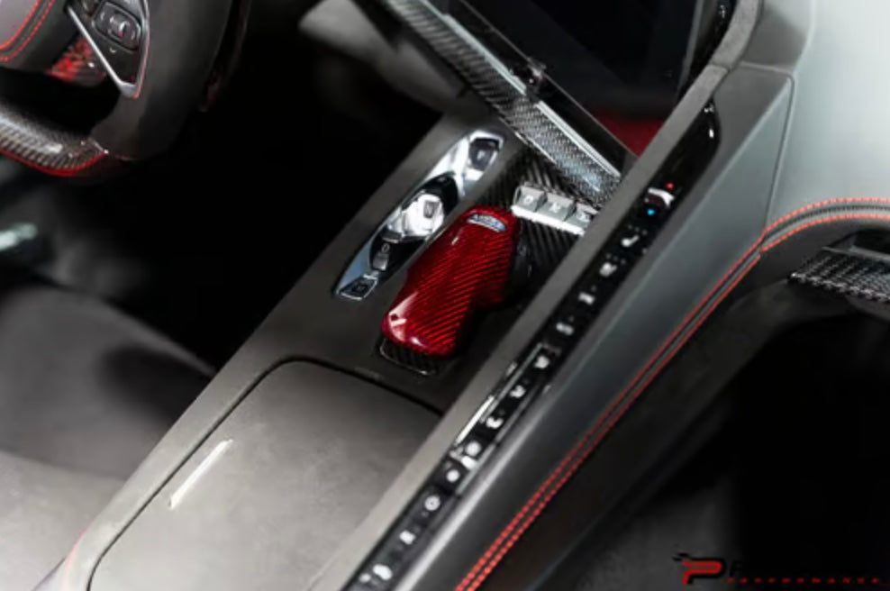 C8 Corvette Carbon Fiber Mode Select Overlay