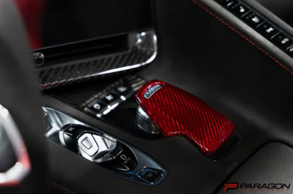C8 Corvette Carbon Fiber Mode Select Overlay