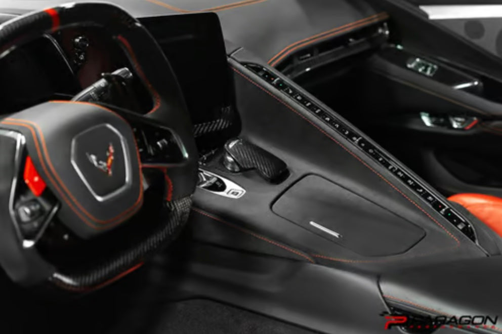 C8 Corvette Carbon Fiber Mode Select Overlay