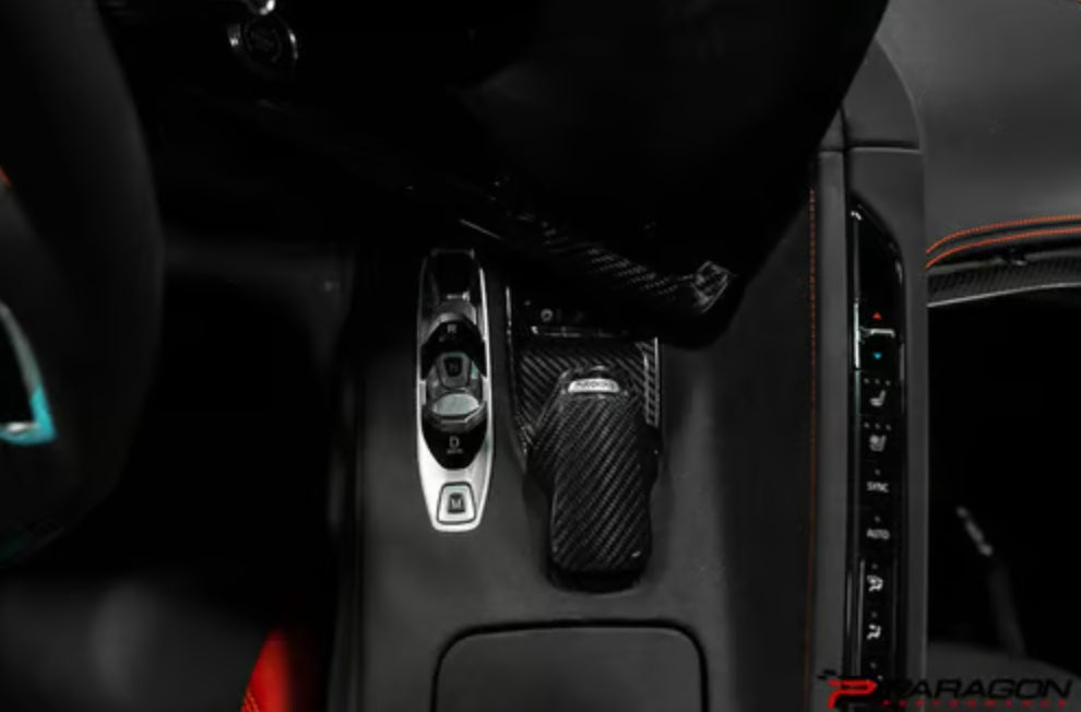 C8 Corvette Carbon Fiber Mode Select Overlay