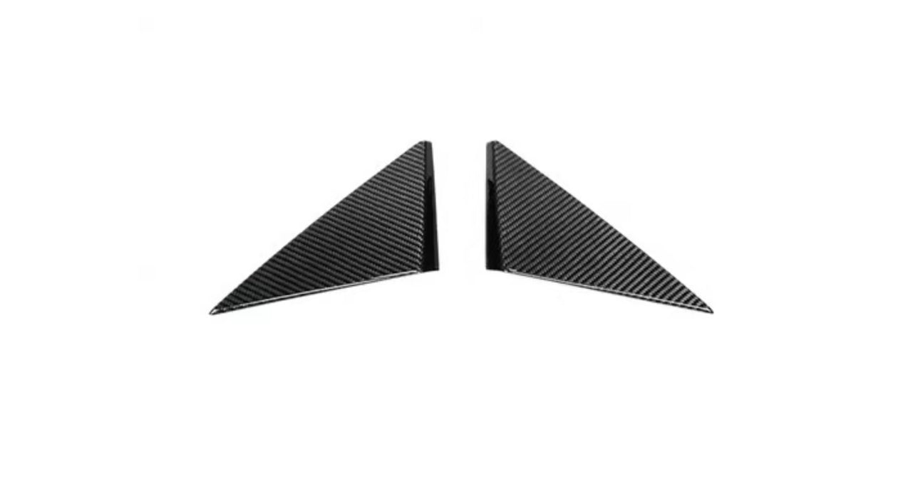 C8 Corvette Carbon Fiber A Pillar Trim Overlay