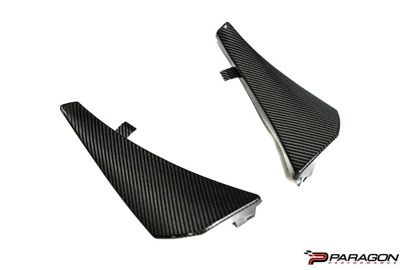 C8 Corvette Carbon Fiber Splash Guards - Front & Rear | 2020-2023