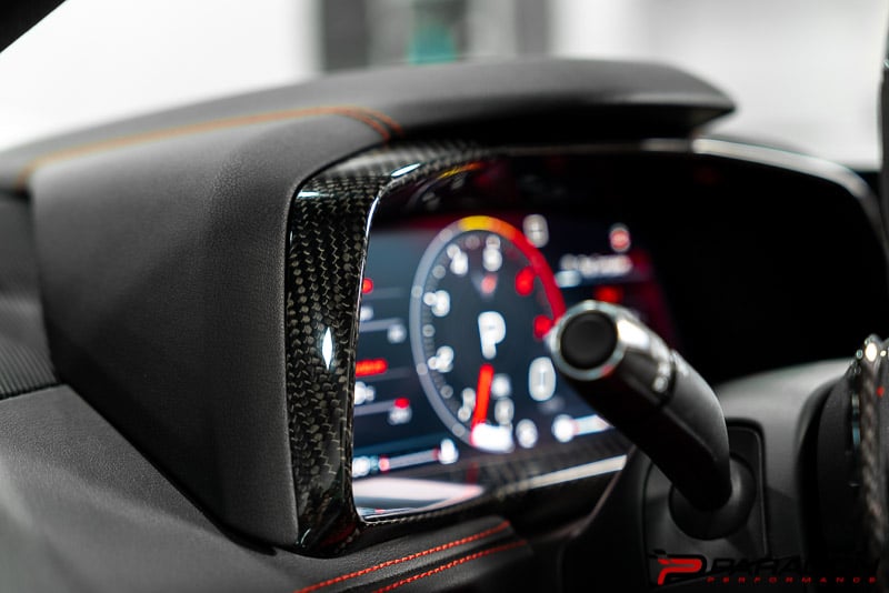 C8 Corvette Carbon Fiber Gauge Cluster Trim | 2020-2024