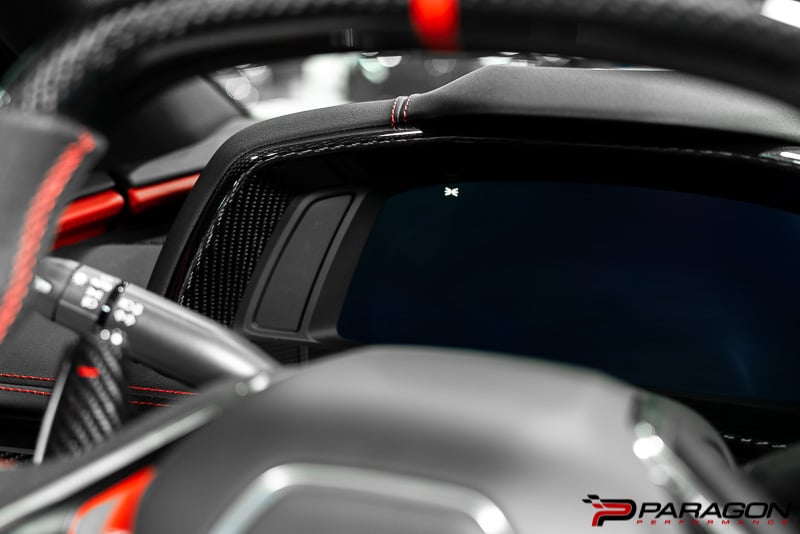 C8 Corvette Carbon Fiber Gauge Cluster Trim | 2020-2024