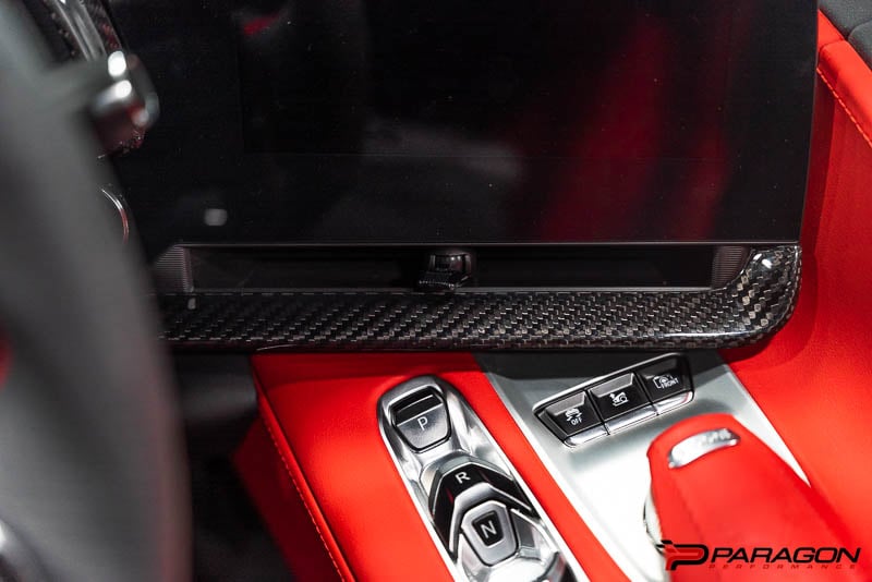 C8 Corvette 3 Piece Carbon Fiber Interior Trim | 2020-2023