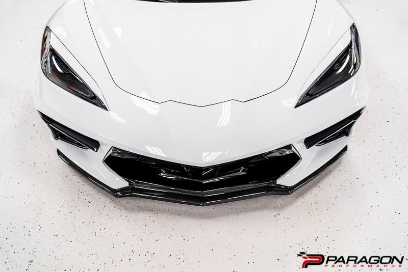 C8 Corvette Carbon Fiber 3pc Front Lip/Spoiler | 2020-2024