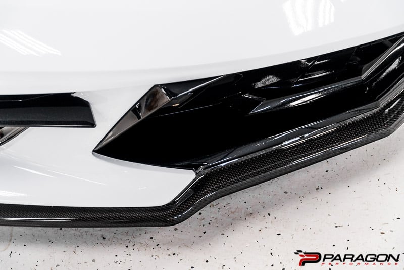 C8 Corvette Carbon Fiber 3pc Front Lip/Spoiler | 2020-2024