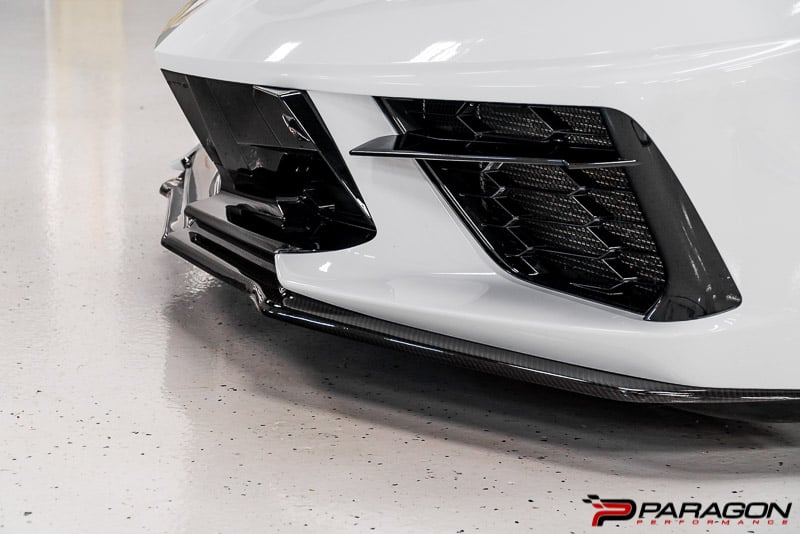 C8 Corvette Carbon Fiber 3pc Front Lip/Spoiler | 2020-2024