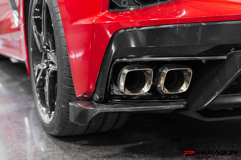 C8 Corvette Carbon Fiber Rear Spats | 2020-2024