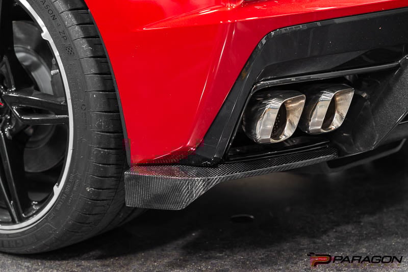 C8 Corvette Carbon Fiber Rear Spats | 2020-2024