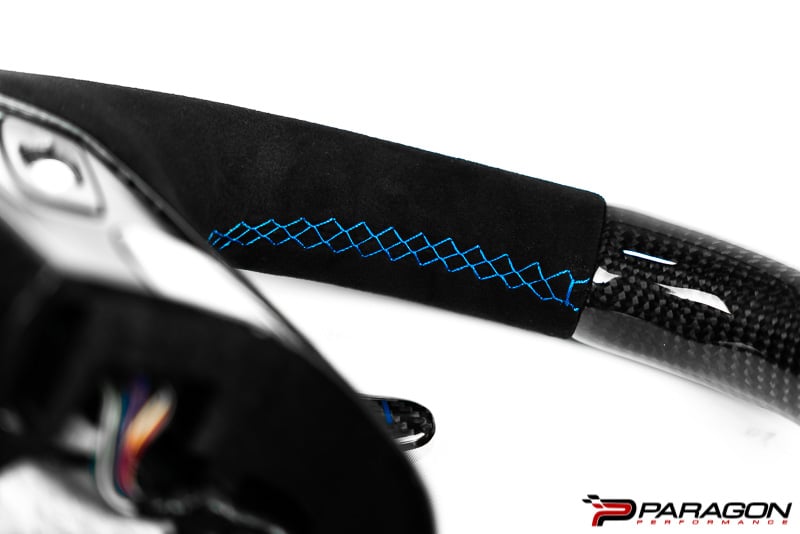 C8 Z06 Corvette Carbon Fiber Steering Wheel - Blue | 2020-2023