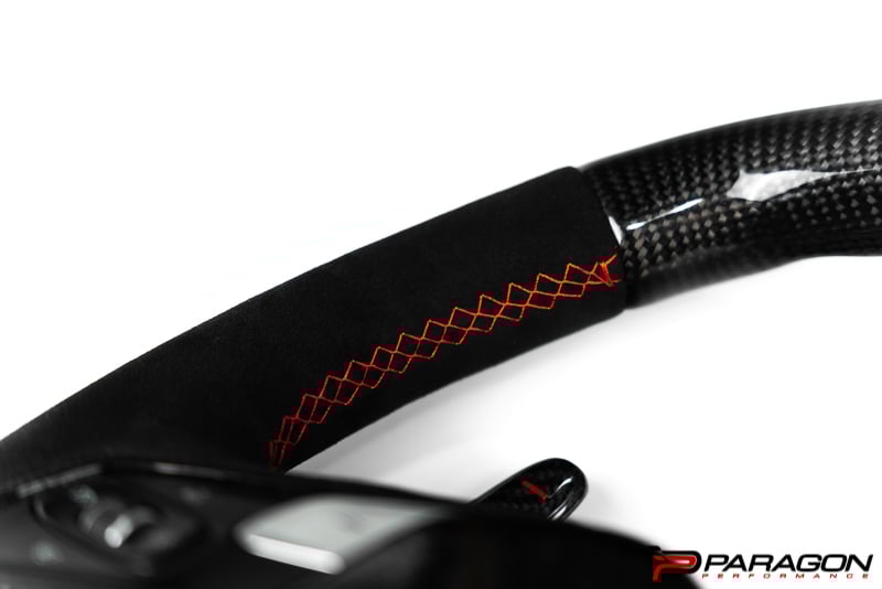 C8 Z06 Corvette Carbon Fiber Steering Wheel - Red | 2020-2023