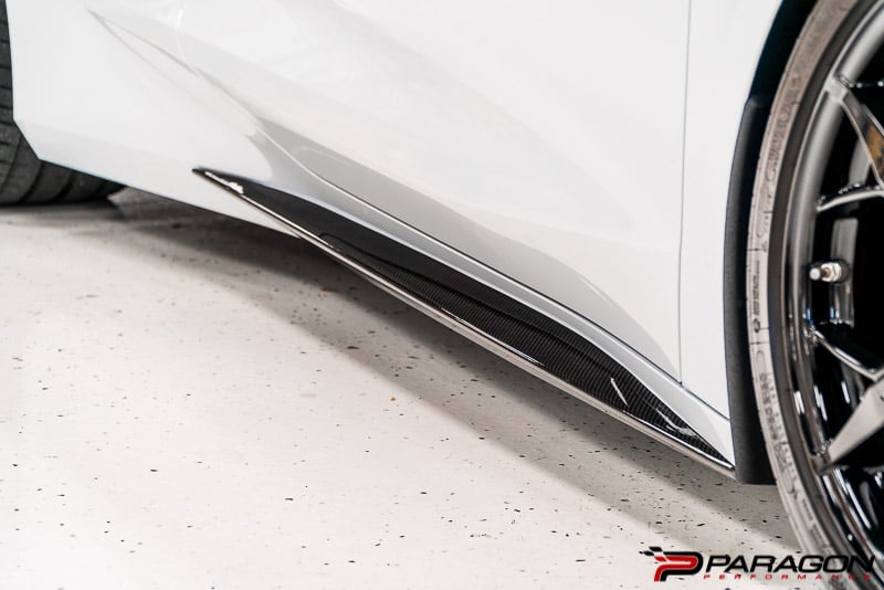 C8 Corvette Carbon Fiber Rocker Panel Extensions | 2020-2024