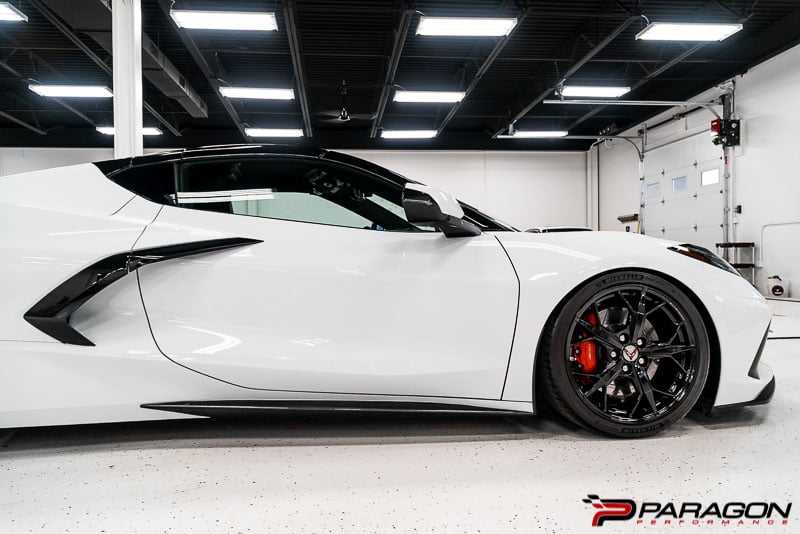 C8 Corvette Carbon Fiber Rocker Panel Extensions | 2020-2024