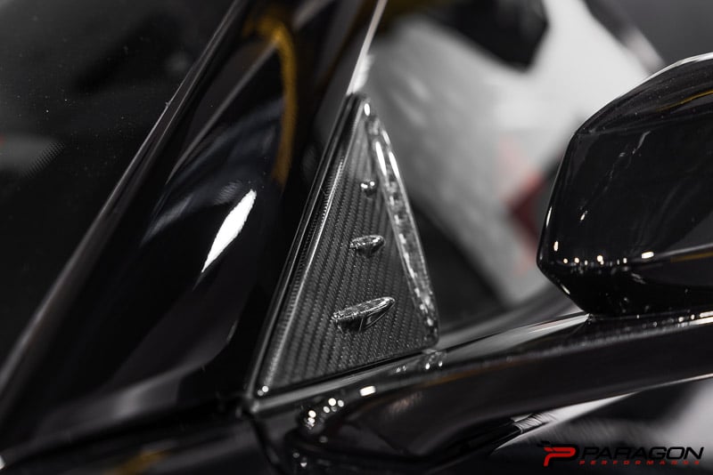 C8 Corvette Anti-Buffeting A Pillar Trim Overlay | 2020-2024