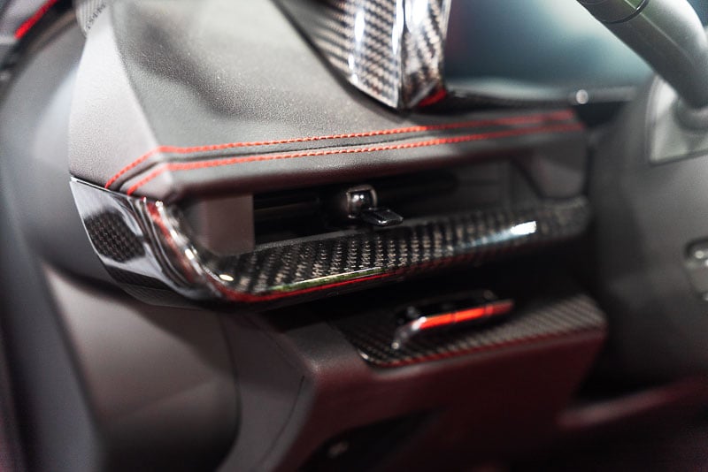 C8 Corvette 3 Piece Carbon Fiber Interior Trim | 2020-2023