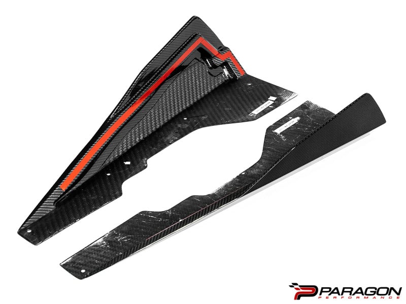 C8 Corvette Carbon Fiber Rocker Winglets | 2020-2024